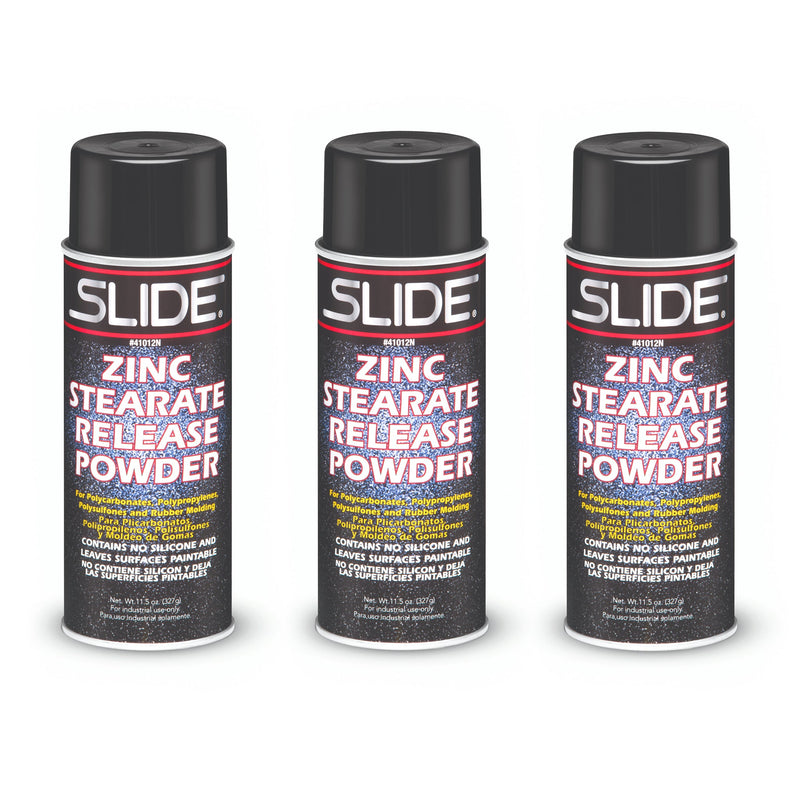 Slide Zinc Stearate Aerosol Mold Release Powder - 1 Can