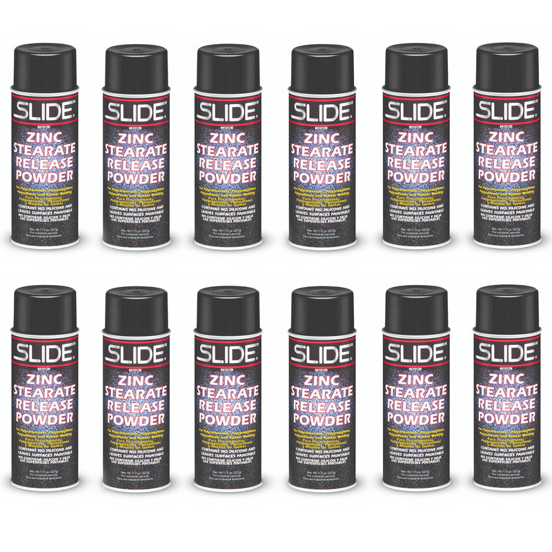 Slide Zinc Stearate Aerosol Mold Release Powder - 1 Can