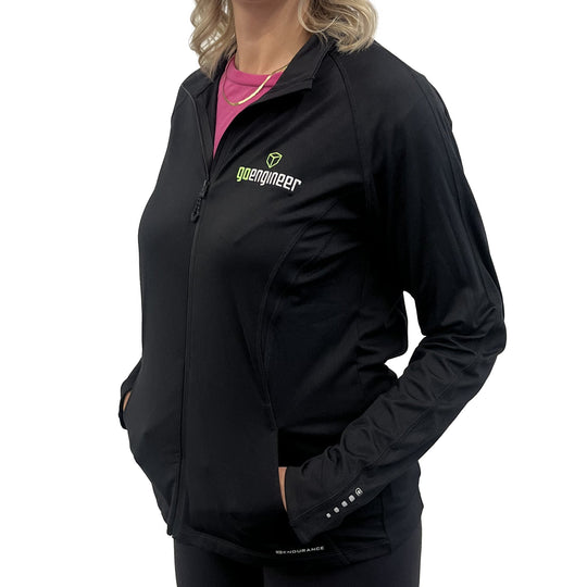 Women's Full Zip Long Sleeve Polo