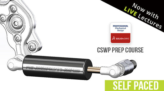 CSWP Certified SOLIDWORKS Professional Exam Prep Course - Self Paced Training (supported)
