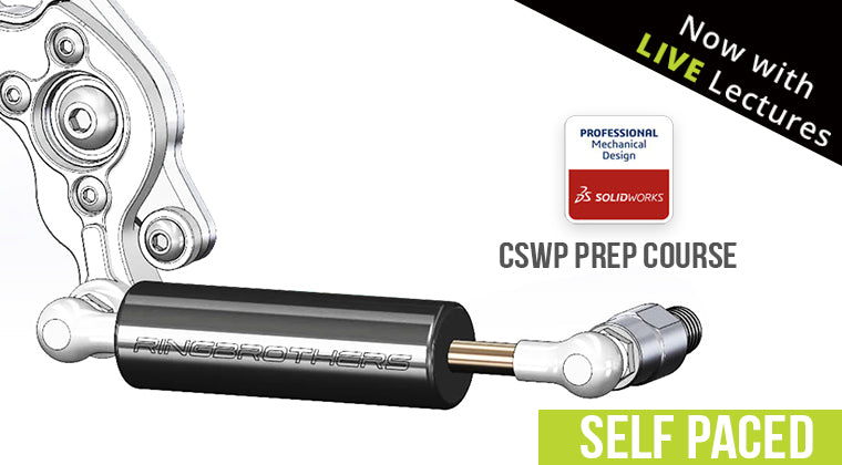 CSWP Certified SOLIDWORKS Professional Exam Prep Course - Self Paced Training (supported)