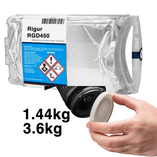 Stratasys® Rigur™ Resin, RGD450 - 3.6kg (Objet, Connex, Eden)