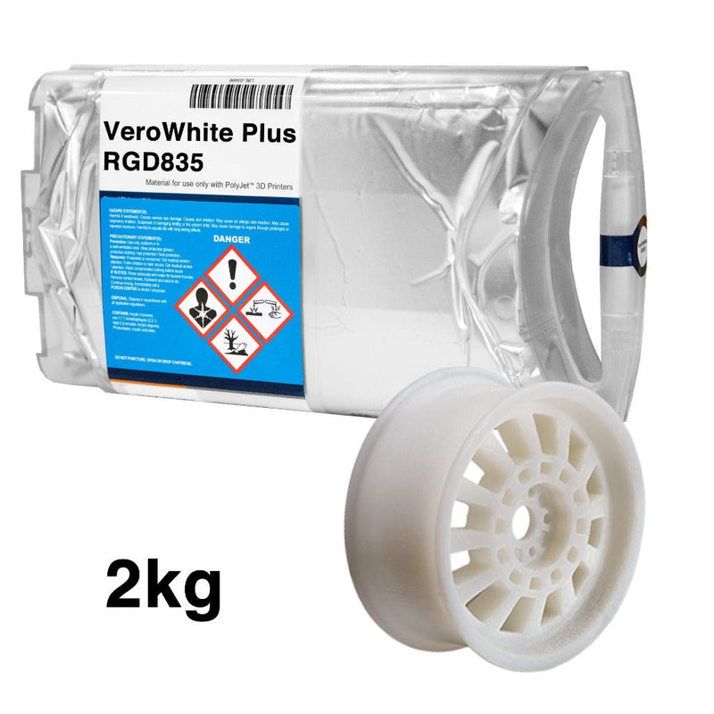 Stratasys® Vero™ White Plus Resin, RGD835 - 2kg (Eden260)