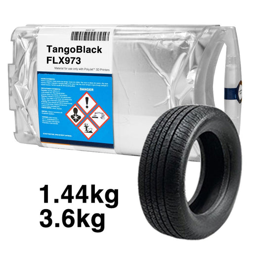 Stratasys® TangoPlus™ Rubber-Like Black Resin, FLX973 - 3.6kg (Objet, Connex, Eden)