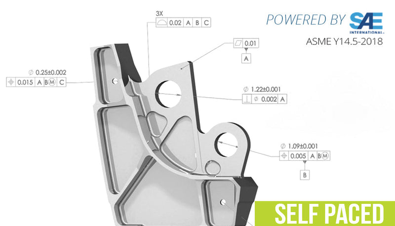 SOLIDWORKS GD&T | Powered by SAE - Self Paced Training (supported)