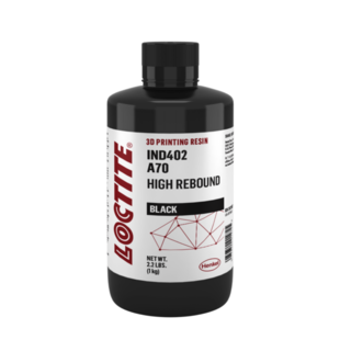 LOCTITE® High-Rebound Black Resin, IND402 A70 - 5kg, 4-Pack (Origin)