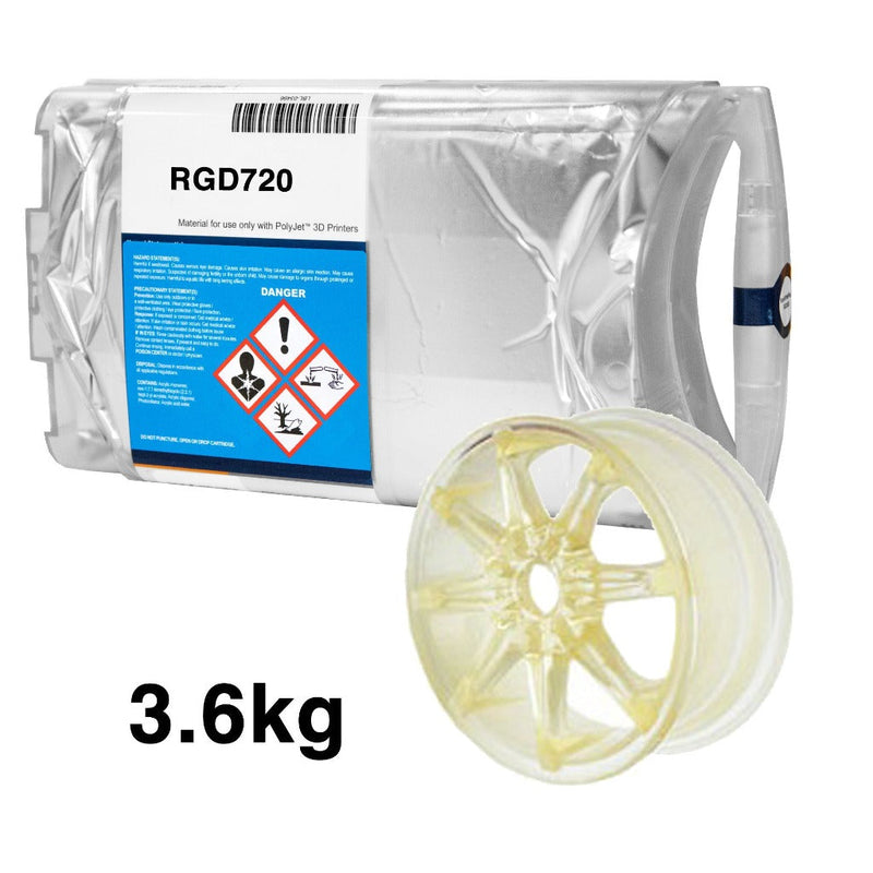 Stratasys® Translucent Resin, RGD720 - 3.6kg (Eden, Objet)
