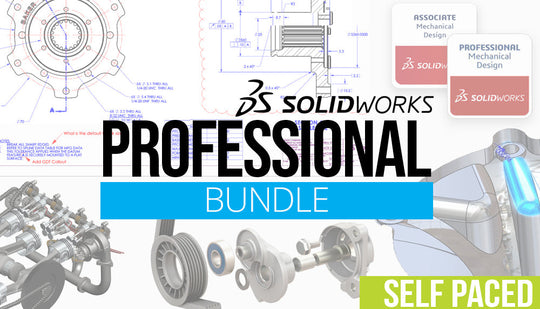 SOLIDWORKS Professional Bundle - Self Paced Training (supported)