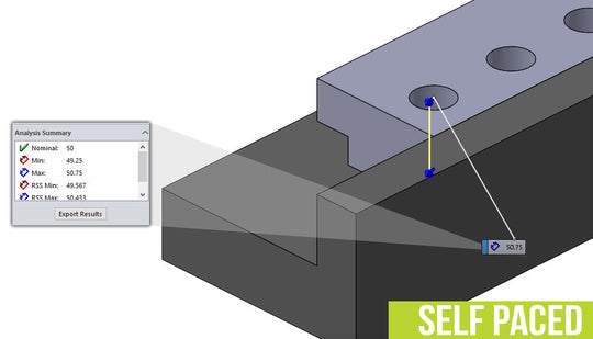 SOLIDWORKS TolAnalyst - Self-Paced Training (Supported)