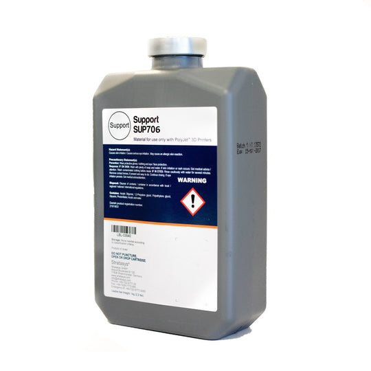 Stratasys® SUP706B Soluble Support Material - 1kg, Pack of 2 (Objet30)