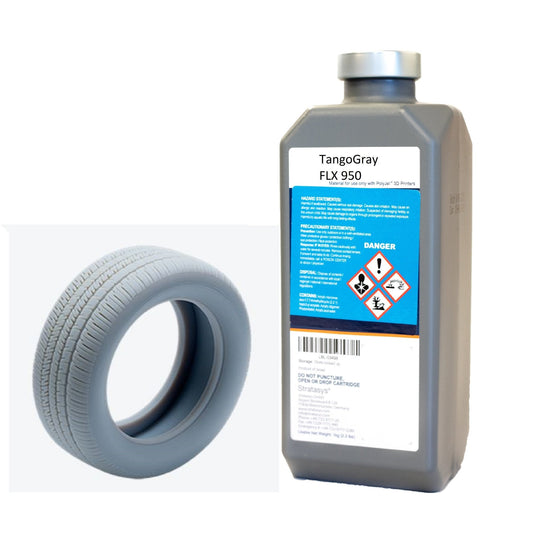 Stratasys® Tango™ Gray Resin, FLX950 - 1kg, 2-Pack (Objet 30)