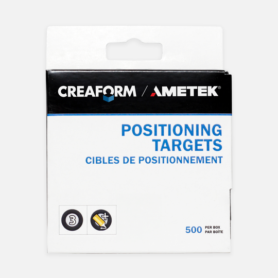 Creaform® 3mm Positioning Targets - Black Contour, Regular Adhesive, 500-Pack (Go!SCAN 20, HandySCAN BLACK)