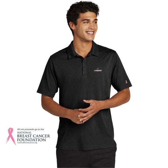 Men's Short Sleeve Polo - Breast Cancer Awareness