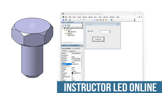 CATIA V5: Visual Basic (VB) Automation - Instructor Led Online Training