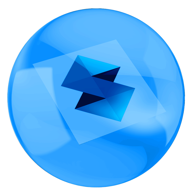 Stratasys Clear Blue Color Swatch