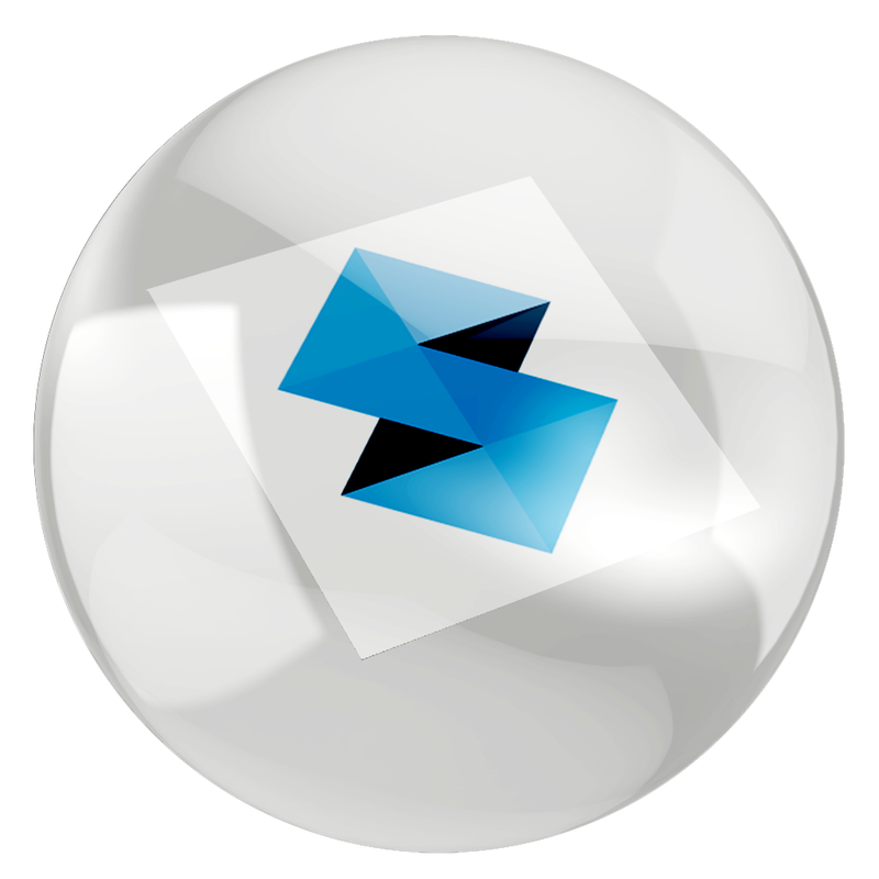 Clear Color Swatch with Stratasys Logo