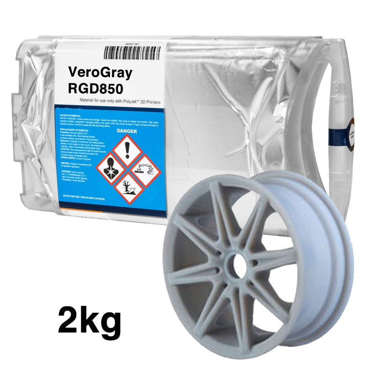 Stratasys® Vero™ Gray Resin, RGD850 - 2kg (Eden260)