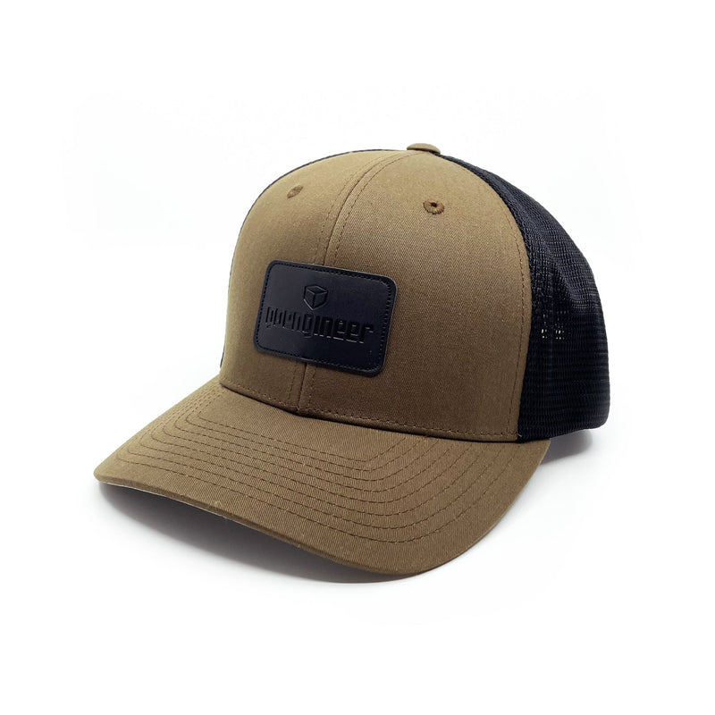 Trucker Hat - Tan and Black