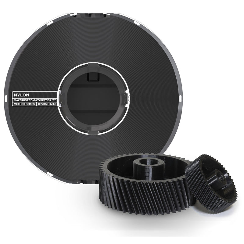 MakerBot® Nylon Filament, Black - 1.75mm, 0.69kg (Method, Method X)
