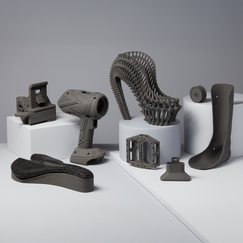 Formlabs Nylon 12 Powder - 10kg for Fuse 1 and 1+ SLS 3D Printers - Angled View