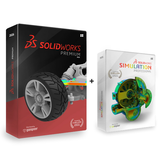 SOLIDWORKS Premium + Simulation Professional Bundle - 2026