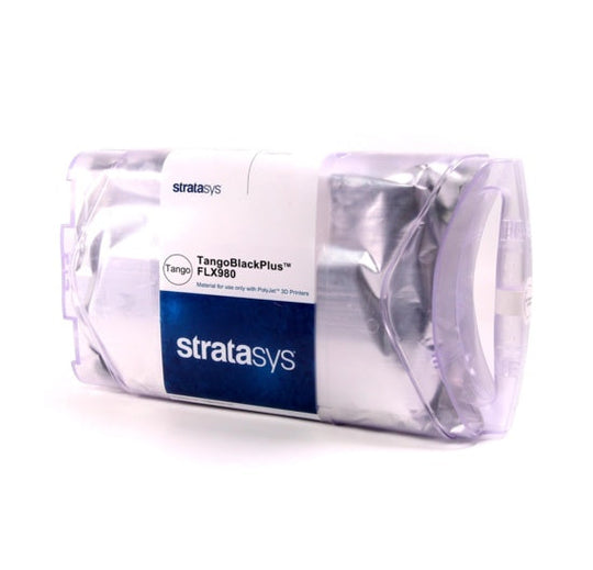 Stratasys® TangoBlackPlus™ Resin, FLX973 - 3.6kg (Connex, Eden, Objet)